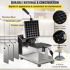 image:imageVEVOR Commercial Waffle Maker 30 Pcs Electric Stainless Steel42 Pcs