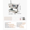 image:imageVEVOR Continuous Bag Band Sealing Machine 024047 in612 mm Seal Width Vertical Band Sealer Machine with Digital Temperature Control Stainless Steel Bag Sealer for 00208 mm Plastic Bags FilmsBasic
