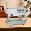 image:imageVEVOR Continuous Bag Band Sealing Machine 024047 in612 mm Seal Width Vertical Band Sealer Machine with Digital Temperature Control Stainless Steel Bag Sealer for 00208 mm Plastic Bags FilmsStainless Steel