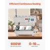 image:imageVEVOR Continuous Bag Band Sealing Machine 024047 in612 mm Seal Width Vertical Band Sealer Machine with Digital Temperature Control Stainless Steel Bag Sealer for 00208 mm Plastic Bags FilmsStainless Steel