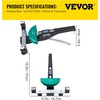image:imageVEVOR Copper Pipe Bender 7 Colorful Dies 1478 inch 90 Degrees Forward and Reverse Bending 622 mm for Copper amp Aluminum Tubes with Reverse Bend AttachmentBlack