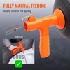 image:imageVEVOR Drain Auger 25Ft Plumbing Snake Auto Feed Plumbers Snake with Drill Attachment Pipe Snake Drain Clog Remover for Kitchen Bathroom Shower Sink with Protective Hose and GlovesAutoFeed