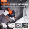 image:imageVEVOR Drain Auger 25Ft Plumbing Snake Auto Feed Plumbers Snake with Drill Attachment Pipe Snake Drain Clog Remover for Kitchen Bathroom Shower Sink with Protective Hose and GlovesElectric AutoFeed