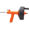 image:imageVEVOR Drain Auger 25Ft Plumbing Snake Auto Feed Plumbers Snake with Drill Attachment Pipe Snake Drain Clog Remover for Kitchen Bathroom Shower Sink with Protective Hose and GlovesAutoFeed