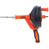 image:imageVEVOR Drain Auger 25Ft Plumbing Snake Auto Feed Plumbers Snake with Drill Attachment Pipe Snake Drain Clog Remover for Kitchen Bathroom Shower Sink with Protective Hose and GlovesManualFeed