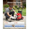 image:imageVEVOR Drain Cleaner Machine 100 FT x 12 Inch with Adjustable Drum Angle100 FT x 34