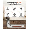 image:imageVEVOR Drain Cleaner Machine 100 FT x 12 Inch with Adjustable Drum Angle100 FT x 34