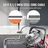 image:imageVEVOR Drain Cleaner Machine 100 FT x 12 Inch with Adjustable Drum Angle50 FT x 12 Manual Feed