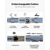 image:imageVEVOR Drain Cleaner Machine 100 FT x 12 Inch with Adjustable Drum Angle75 FT x 12