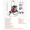 image:imageVEVOR Drain Cleaner Machine 100 FT x 12 Inch with Adjustable Drum Angle75 FT x 12