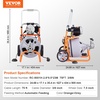 image:imageVEVOR Drain Cleaner Machine 100 FT x 12 Inch with Adjustable Drum Angle75 FT x 38