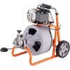 image:imageVEVOR Drain Cleaner Machine 100 FT x 12 Inch with Adjustable Drum Angle75 FT x 38