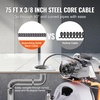 image:imageVEVOR Drain Cleaner Machine 100 FT x 12 Inch with Adjustable Drum Angle75 FT x 38