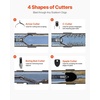 image:imageVEVOR Drain Cleaner Machine 100FT x 34 Inch Auto Feed Sewer Snake Auger100 FT x 34