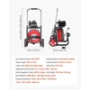 image:imageVEVOR Drain Cleaner Machine 100FT x 38 Inch Auto Feed Sewer Snake Auger on Wheels 370W Portable Drain Cleaning Machine with 8 Cutters amp Airactivated Foot Switch for 2 to 4 Pipes100 FT x 12