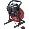 image:imageVEVOR Drain Cleaner Machine 100FT x 38 Inch Auto Feed Sewer Snake Auger on Wheels 370W Portable Drain Cleaning Machine with 8 Cutters amp Airactivated Foot Switch for 2 to 4 Pipes50 FT x 12