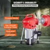image:imageVEVOR Drain Cleaner Machine 120FT x 58 Inch 370W Electric Sewer Snake Auger Manual Feed  with 2 Sectional Steel Cables120 x 58 and 23 x 38 7 Cutters and CWCCW Control for 16 to 4 Pipes66Ft x 58Inch  7 Cutters