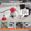 image:imageVEVOR Drain Cleaner Machine 120FT x 58 Inch 370W Electric Sewer Snake Auger Manual Feed  with 2 Sectional Steel Cables120 x 58 and 23 x 38 7 Cutters and CWCCW Control for 16 to 4 Pipes66Ft x 58Inch  7 Cutters