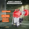 image:imageVEVOR Drain Cleaner Machine 120FT x 58 Inch 370W Electric Sewer Snake Auger Manual Feed  with 2 Sectional Steel Cables120 x 58 and 23 x 38 7 Cutters and CWCCW Control for 16 to 4 Pipes120Ft x 58Inch  7 Cutters