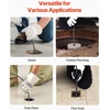 image:imageVEVOR Drain Cleaner Machine 50 FT x 38 Inch Auto Feed Sewer Snake Auger on Wheels Portable Drain Cleaning Machine with 4 Cutters amp Airactivated Foot Switch for 2 to 4 Pipes100 FT x 34