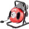 image:imageVEVOR Drain Cleaner Machine 50FT x 12 Inch Manual Feed Sewer Snake Auger  with 4 Cutters amp Airactivated Foot Switch for 2 to 4 Pipes50 FT x 12