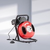 image:imageVEVOR Drain Cleaner Machine 50FT x 12 Inch Manual Feed Sewer Snake Auger  with 4 Cutters amp Airactivated Foot Switch for 2 to 4 Pipes50 FT x 12