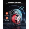 image:imageVEVOR Drain Cleaner Machine 50FT x 12 Inch Manual Feed Sewer Snake Auger  with 4 Cutters amp Airactivated Foot Switch for 2 to 4 Pipes50 FT x 12 Upgraded Version