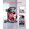image:imageVEVOR Drain Cleaner Machine 50FT x 12 Inch Manual Feed Sewer Snake Auger  with 4 Cutters amp Airactivated Foot Switch for 2 to 4 Pipes50 FT x 12 Upgraded Version