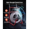image:imageVEVOR Drain Cleaner Machine 75 FT x 38 Inch Auto Feed Sewer Snake Drain Auger on Wheels Portable Drain Cleaning Machine with 8 Cutters amp AirActivated Foot Switch for 2 to 4 Pipes75 FT x 12