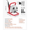 image:imageVEVOR Drain Cleaner Machine 75 FT x 38 Inch Sewer Snake Auger Manual Feed on Wheels Portable Drain Cleaning Machine with 6 Cutters amp Airactivated Foot Switch for 2 to 4 Pipes50 FT x 516