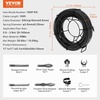 image:imageVEVOR Drain Cleaning Cable 100 FT x 58 Inch Professional Sectional Drain Cleaner Cable with 7 Cutters for 08 to 39 Pipes for Hollow Core Sewer Cleaner Auger Sink Toilet100FT x 58Inch
