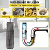 image:imageVEVOR Drain Cleaning Cable 75ft x 38 inch Solid Core Cable Sewer Cable Drain Auger Cable Cleaner Snake Clog Pipe Drain Cleaning Cable WFour Shapes of Cutters100Ft x 12Inch