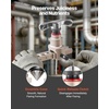 image:imageVEVOR Flaring Tool HVAC 45 Eccentric Single Flaring Tool for 1434 amp 619mm Copper Aluminum Tubes  with Metric amp SAE Clamps Tube Cutter amp Toolbox for Refrigeration Air Conditioner RepairSAE  Metric Sizes