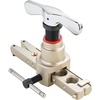 image:imageVEVOR Flaring Tool HVAC 45 Eccentric Single Flaring Tool for 1434 amp 619mm Copper Aluminum Tubes  with Metric amp SAE Clamps Tube Cutter amp Toolbox for Refrigeration Air Conditioner RepairSAE  Metric Sizes