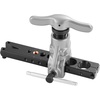 image:imageVEVOR Flaring Tool HVAC 45 Eccentric Single Flaring Tool for 1434 amp 619mm Copper Aluminum Tubes  with Metric amp SAE Clamps Tube Cutter amp Toolbox for Refrigeration Air Conditioner RepairSAE Sizes