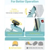 image:imageVEVOR Hat Heat Press Machine with 2 Interchangeable Platens and Caps Stretcher Precise Temperature amp Time Control Heat Press for Hats and Caps for HTV Iron On and Sublimation Projects WhiteGreen