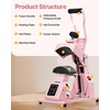 image:imageVEVOR Hat Heat Press Machine with 2 Interchangeable Platens and Caps Stretcher Precise Temperature amp Time Control Heat Press for Hats and Caps for HTV Iron On and Sublimation Projects WhitePink
