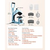 image:imageVEVOR Hat Heat Press Machine with 2 Interchangeable Platens and Caps Stretcher Precise Temperature amp Time Control Heat Press for Hats and Caps for HTV Iron On and Sublimation Projects WhiteLight Blue
