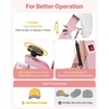 image:imageVEVOR Hat Heat Press Machine with 2 Interchangeable Platens and Caps Stretcher Precise Temperature amp Time Control Heat Press for Hats and Caps for HTV Iron On and Sublimation Projects WhitePink
