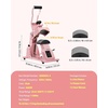 image:imageVEVOR Hat Heat Press Machine with 2 Interchangeable Platens and Caps Stretcher Precise Temperature amp Time Control Heat Press for Hats and Caps for HTV Iron On and Sublimation Projects WhitePink