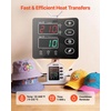 image:imageVEVOR Hat Heat Press Machine with 2 Interchangeable Platens and Caps Stretcher Precise Temperature amp Time Control Heat Press for Hats and Caps for HTV Iron On and Sublimation Projects WhiteWhite