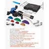 image:imageVEVOR Hydraulic Tubing Bender Kit 14 to 78 Inch Copper Tube Pipe Bender ForwardReverse HVAC Bending Tool with 7 Color Aluminium Alloy Dies for HVAC Air Conditioning Refrigeration Auto RepairMulticolor