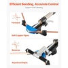 image:imageVEVOR Hydraulic Tubing Bender Kit 14 to 78 Inch Copper Tube Pipe Bender ForwardReverse HVAC Bending Tool with 7 Color Aluminium Alloy Dies for HVAC Air Conditioning Refrigeration Auto RepairMulticolor