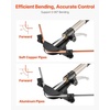 image:imageVEVOR Hydraulic Tubing Bender Kit 14 to 78 Inch Copper Tube Pipe Bender HVAC Bending Tool Set 90 Bend with 7 Aluminium Alloy Dies for HVAC Air Conditioning Refrigeration Automotive RepairSilver