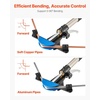 image:imageVEVOR Hydraulic Tubing Bender Kit 14 to 78 Inch Copper Tube Pipe Bender HVAC Bending Tool Set 90 Bend with 7 Aluminium Alloy Dies for HVAC Air Conditioning Refrigeration Automotive RepairMulticolor
