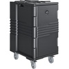 image:imageVEVOR Insulated Food Pan Carrier 82 Qt NonElectrical Food Warmer with Wheel amp 304 Stainless Steel Latch LLDPE Stackable Hot Box for Various Pan SizesNOT Included Fit Catering BBQ EventBlack256 x 177 x 305 in