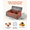 image:imageVEVOR Insulated Food Pan Carrier 82 Qt NonElectrical Food Warmer with Wheel amp 304 Stainless Steel Latch LLDPE Stackable Hot Box for Various Pan SizesNOT Included Fit Catering BBQ EventBlack40QT