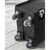image:imageVEVOR Insulated Food Pan Carrier 82 Qt NonElectrical Food Warmer with Wheel amp 304 Stainless Steel Latch LLDPE Stackable Hot Box for Various Pan SizesNOT Included Fit Catering BBQ EventBlack5 Inch