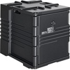image:imageVEVOR Insulated Food Pan Carrier 82 Qt NonElectrical Food Warmer with Wheel amp 304 Stainless Steel Latch LLDPE Stackable Hot Box for Various Pan SizesNOT Included Fit Catering BBQ EventBlack82QT