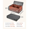 image:imageVEVOR Insulated Food Pan Carrier 82 Qt NonElectrical Food Warmer with Wheel amp 304 Stainless Steel Latch LLDPE Stackable Hot Box for Various Pan SizesNOT Included Fit Catering BBQ EventBlack40QT